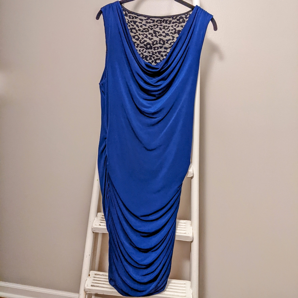 Express Bodycon Cocktail Dress Wiith Lace Back